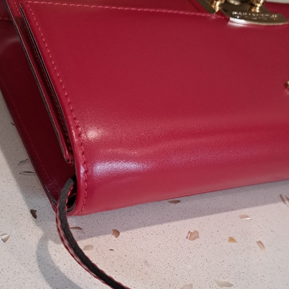 NWOT Valentino Red Leather Bag - Picture 8 of 11